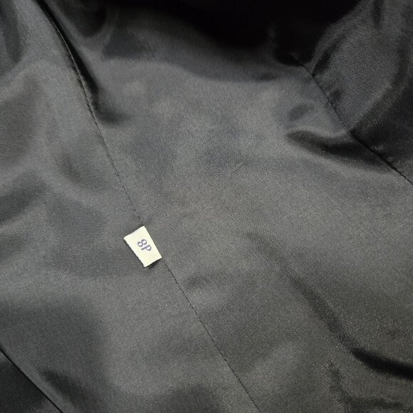 Doncaster Collection Blazer‎ Women's Size 8P Black Tweed Fringe Wool Blend - Picture 8 of 16